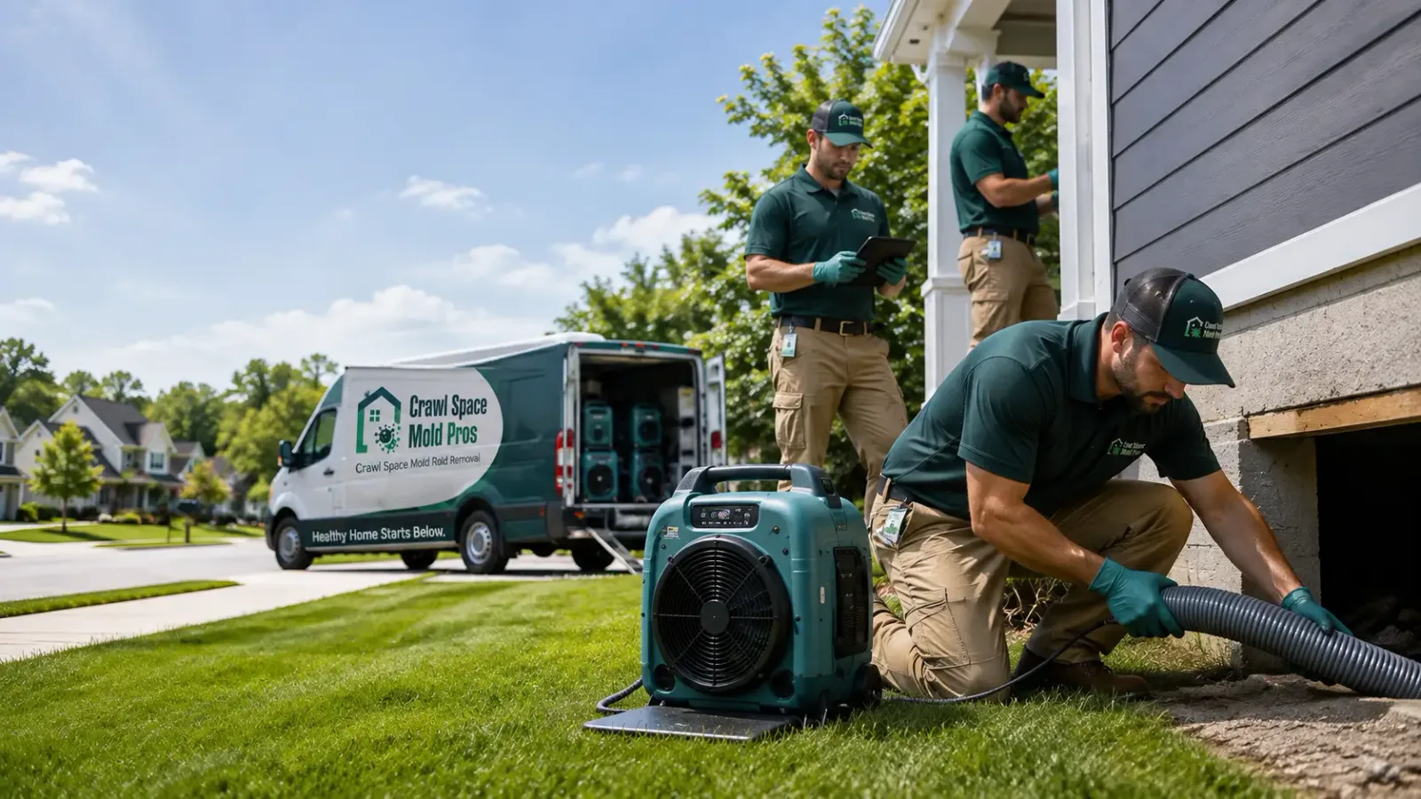 Crawl Space Mold Removal in Murray, NE